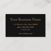 Land Peach-Rose Visitenkarte (Rückseite)