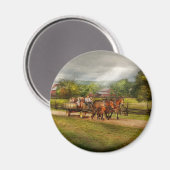 Land - Pferd - Das Leben ist ein Genuss Magnet (Vorderseite/Rückseite)