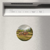 Land - Pferd - Das Leben ist ein Genuss Magnet (In Situ (Geschirrspüler))