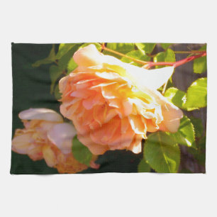 Land-Pfirsich-Rosen Handtuch