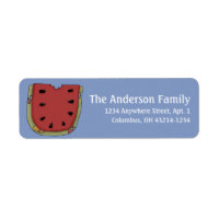 Land Prim Watermelon Rücksendeadressen-Aufkleber