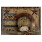 Land/Primitive Glassschneide Schneidebrett (Vorderseite)