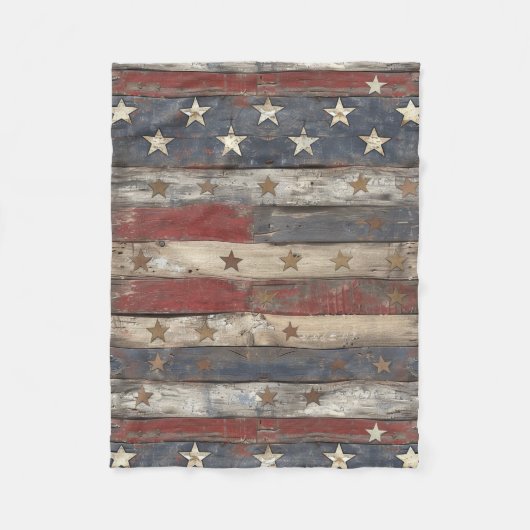 Land/Primitive Not leidende Amerikaner Fleecedecke (Vorderseite)