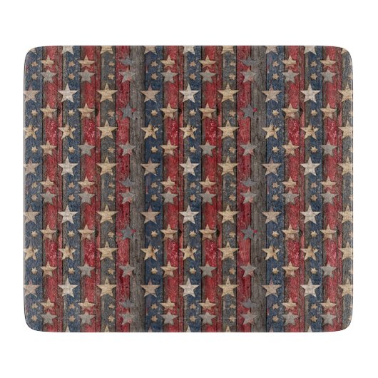 Land/Primitive Not leidende Amerikaner Schneidebrett (Vorderseite)