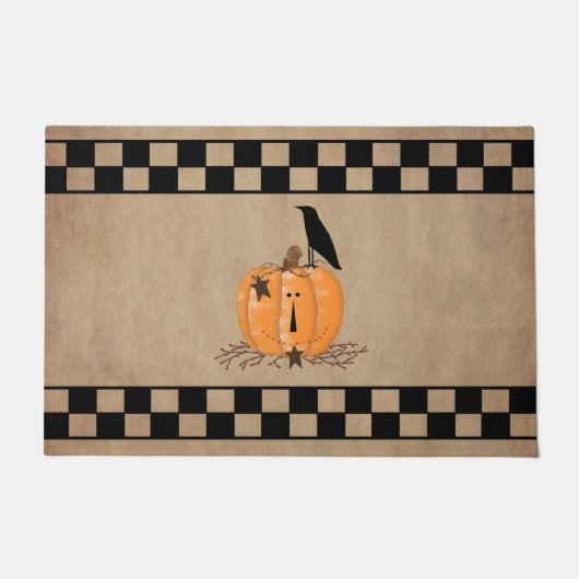 Land Primitive Pumpkin Doormat Fußmatte (Vorderseite)