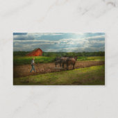 Land - Ringos, NJ - Vorbereitung für Kulturen Visitenkarte (Rückseite)