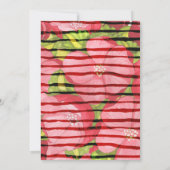 Land Rosa und Rote Flora Einladung (Rückseite)