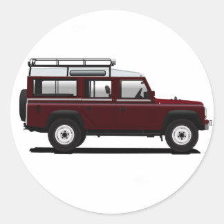 Land Rover 110 Runder Aufkleber