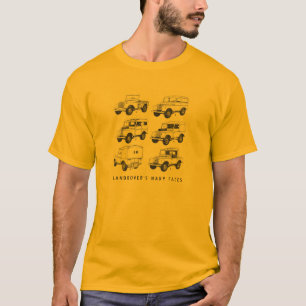 Land Rover Muti Auto Klassiker Vintage Wandern Ent T-Shirt