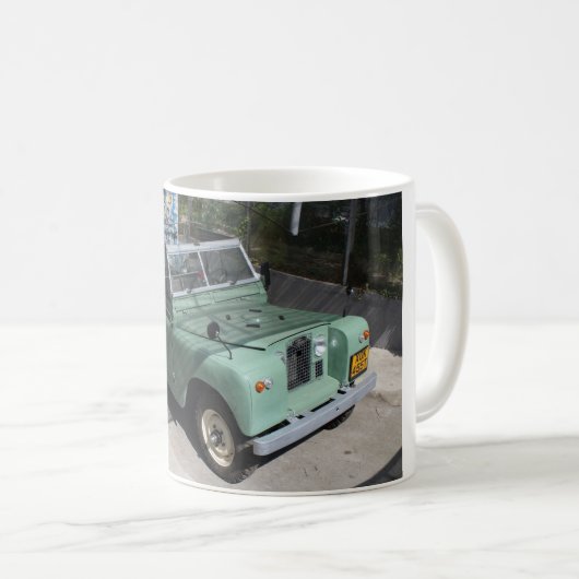 Land Rover-Reihe II SWB Kaffeetasse (VorderseiteRechts)