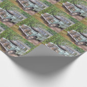 Land Rover Reihe III 109 Geschenkpapier (Ecke)