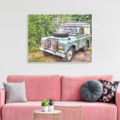 Land Rover Reihe III 109 Leinwanddruck (Insitu (Wohnzimmer))