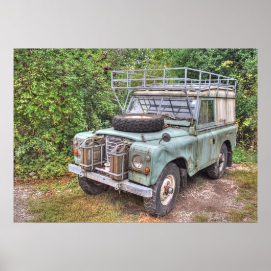 Land Rover Reihe III 109 Poster (Vorne)