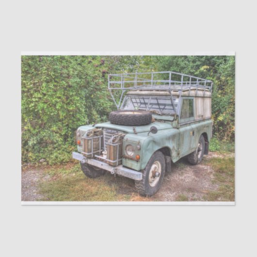 Land Rover Reihe III 109 Seidenpapier (Vorderseite)