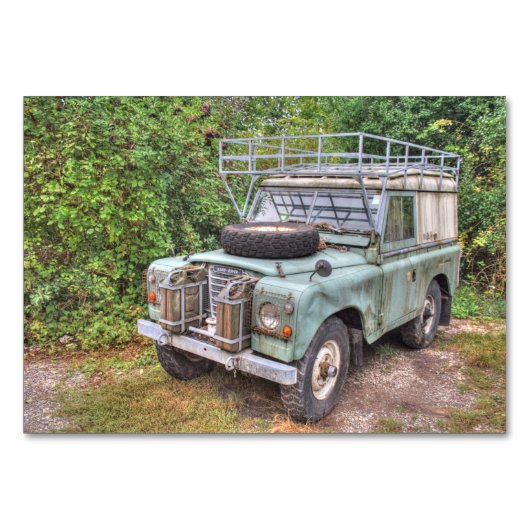 Land Rover Reihe III 109 Tischnummer (Vorderseite)