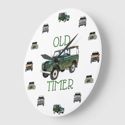 Land Rover Series Clock Große Wanduhr (Winkel)