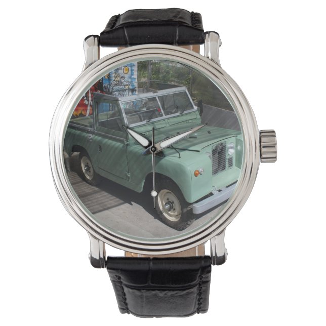 Land Rover Series II SWB Armbanduhr (Vorderseite)