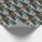 Land Rover Series II SWB Geschenkpapier (Ecke)