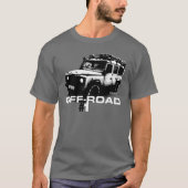 Land Rover-Verteidigerillustration T-Shirt (Vorderseite)