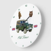 Land Rover Wall Clock Große Wanduhr (Winkel)