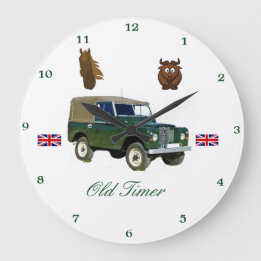Land Rover Wall Clock Große Wanduhr