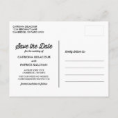 LAND RUSTIK | FOTO SAVE THE DATE POSTCARD ANKÜNDIGUNGSPOSTKARTE (Rückseite)