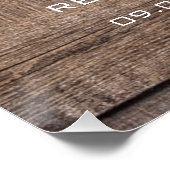 Land rustikal Die Nacht vor der Probe Abendessen Poster (Ecke)