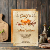 Land Rustikal eine kleine Süsse Pie Baby Dusche Einladung