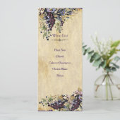 Land Rustikal, Vintag, Hochzeitswein (Stehend Vorderseite)