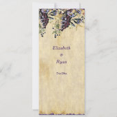 Land Rustikal, Vintag, Hochzeitswein (Rückseite)