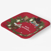 Land rustikal, Western, Jar Lights Cowboy Boots Pappteller (Gewinkelt)