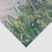 Land Rustikale Barblauer Himmel Sonnenstrahlen Seidenpapier (Ausschnitt)