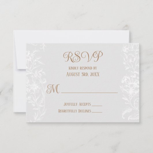 Land Rustikale Hochzeit RSVP Karte (Vorderseite)