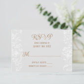 Land Rustikale Hochzeit RSVP Karte (Stehend Vorderseite)