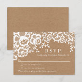 Land Rustikale Hochzeit RSVP Karte (Vorne/Hinten)