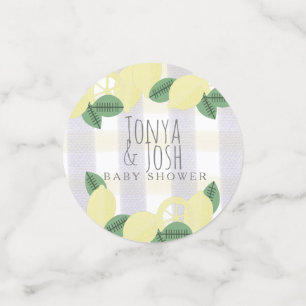 Land Rustikale Lemon Boho Wasserfarbenwaschdusche Konfetti