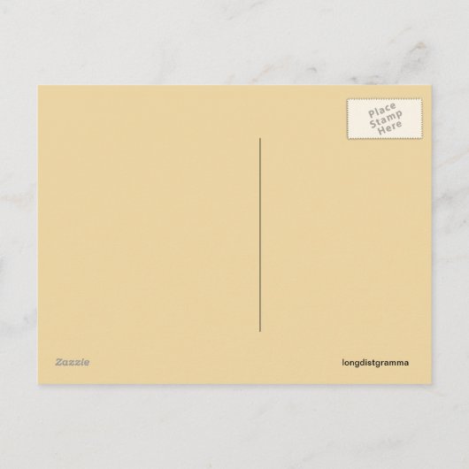 Land Rustikale Save the Date Postkarte (Rückseite)