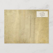 Land rustikale Save the Date Postkarten (Rückseite)