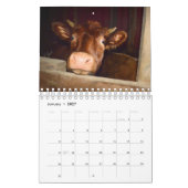 Land Rustikale Vintage Kunst Kalender 2024 (Jan 2027)
