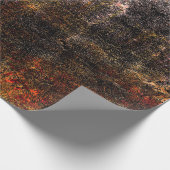 Land Rustikale Vintage Textur Geschenkpapier (Ecke)