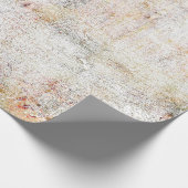 Land Rustikale Vintage Weißbeige Textur Geschenkpapier (Ecke)