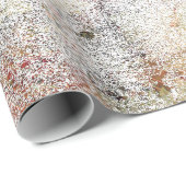 Land Rustikale Vintage Weißbeige Textur Geschenkpapier (Rolleneckpunkt)