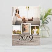 Land Rustikaler Abschluss Einladung (Stehend Vorderseite)