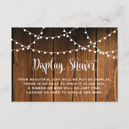 Land-rustikaler Begleitkarte (Vorderseite)