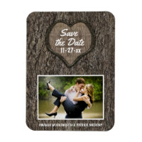 Land Rustikaler Eichenbaum Save the Date