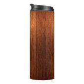 Land-rustikaler hölzerner Blick Thermosbecher (Nach rechts gedreht)