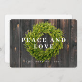 Land Rustikaler Kranz Botanischer Wald Weihnachten (Vorne/Hinten)