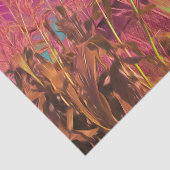 Land Rustikaler Stall rosa Aquamarine Abstrakte Hi Seidenpapier (Ausschnitt)