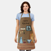 Land Rustikales Bauernhaus Küche Personalisiert Schürze (Getragen)