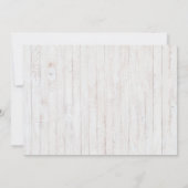 Land Rustikales Foto Save the Date Hochzeitskarten Einladung (Rückseite)